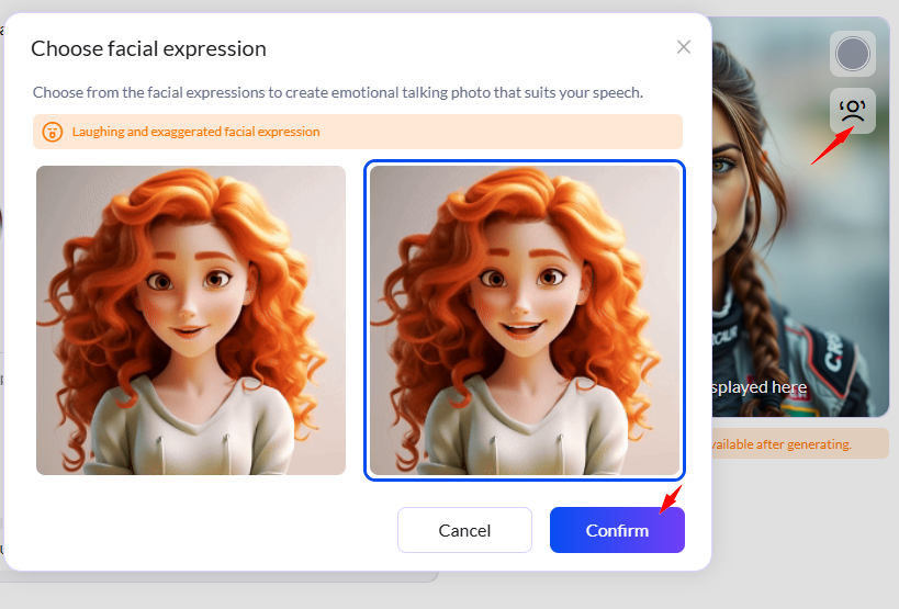 AI Eye Contact Talking Avatar Free