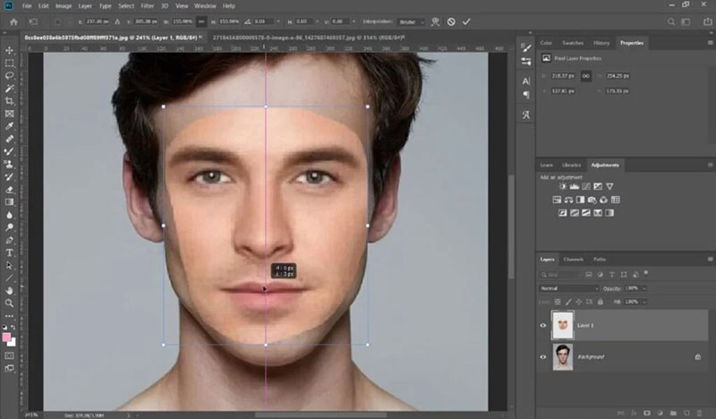 Face Swap in Lightroom PS Match Face