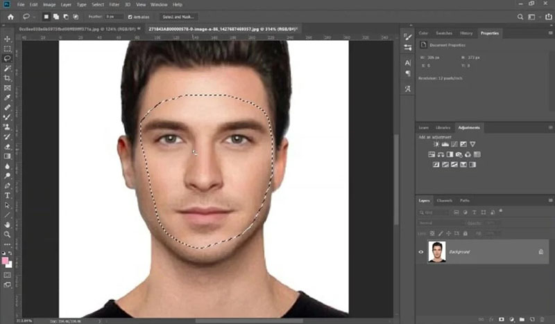 Face Swap in Lightroom PS Select Face