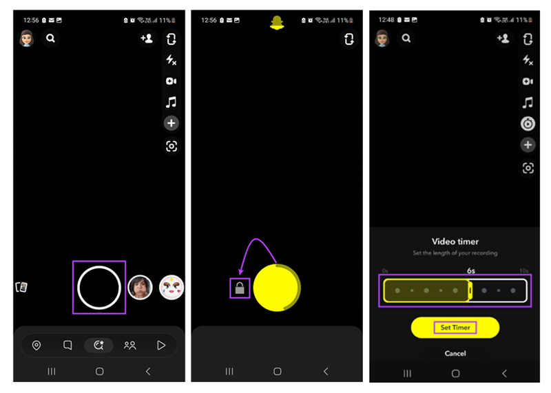 How to Record Cat Face Swap Video on Snapchat