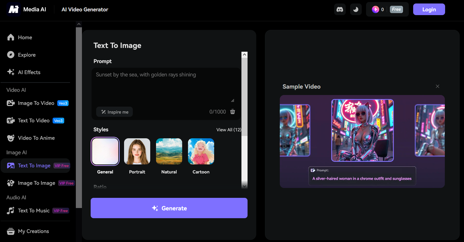 Media IO AI Fursona Generator