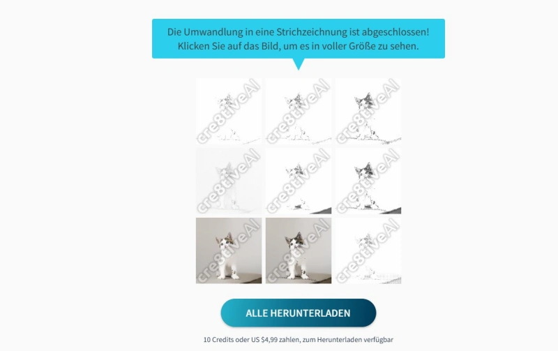 Foto in Strichzeichnung umwandeln