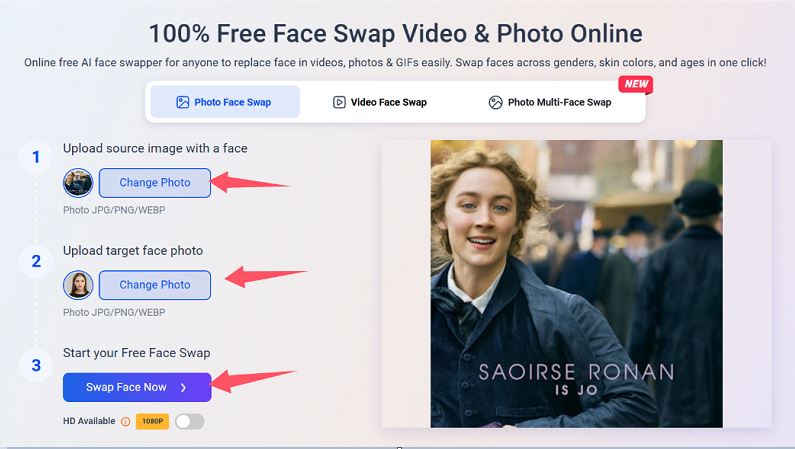 Movie Poster Face Swap with Vidwud - Step 3