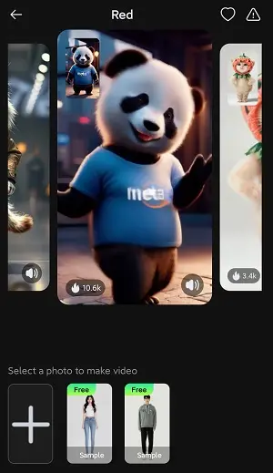 cómo crear video de perro bailando con Pic Dance-paso 3