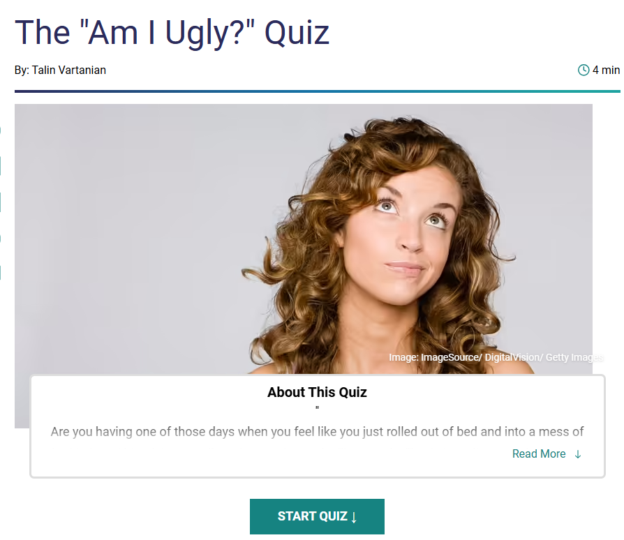 HowStuffWorks Am I Ugly Quiz