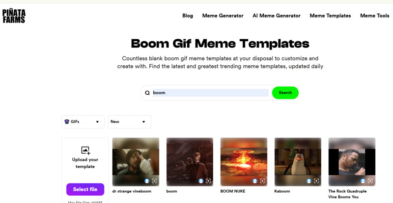 Pinatafarm Animated Explosion GIF Maker