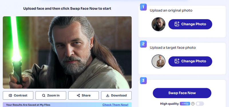 Vidqu Star Wars Face Swap