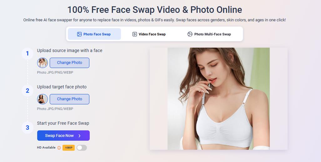 Vidwud AI Face Swap