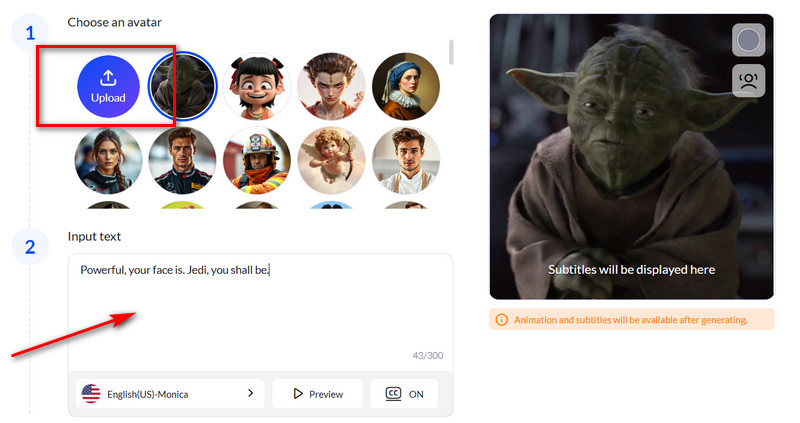 Vidwud AI Talking Photo Upload