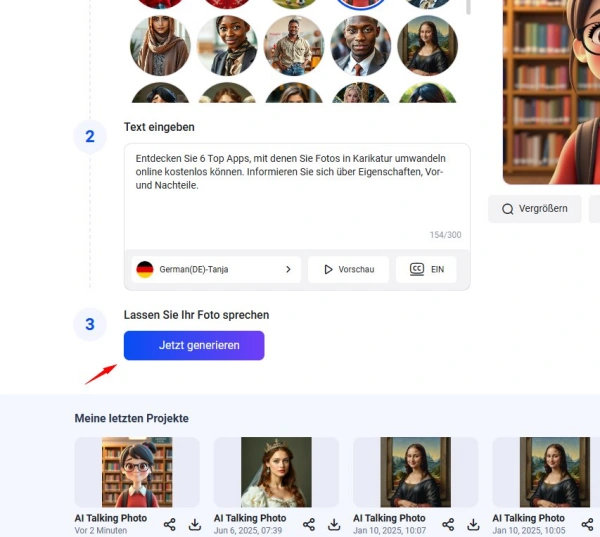 Bilder sprechen lassen kostenlos online