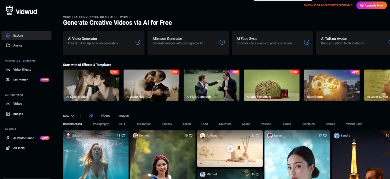 Vidwud Video Effect Feature