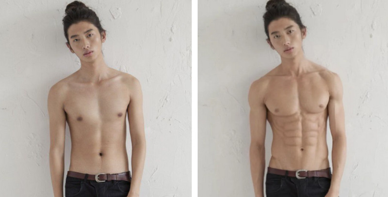 A Young Skinny Man