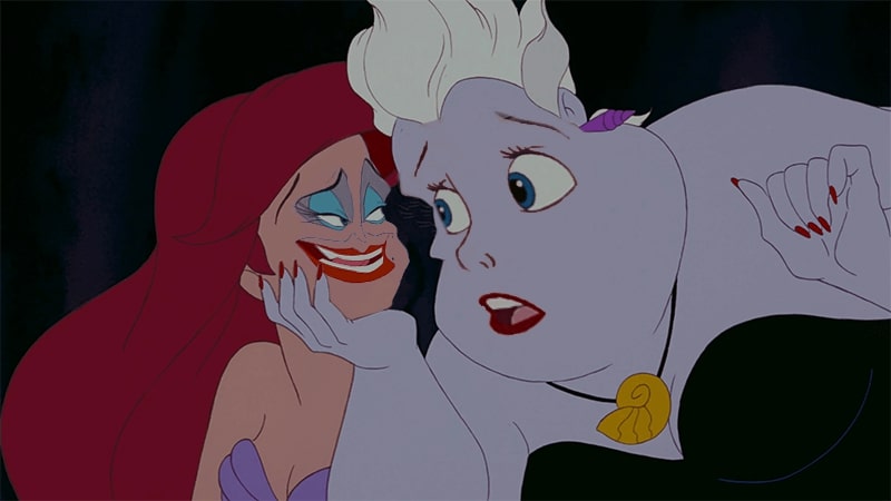 Ariel and Ursula Face Swap