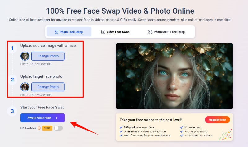 Face Swap with Midjourney Alternative in Seconds