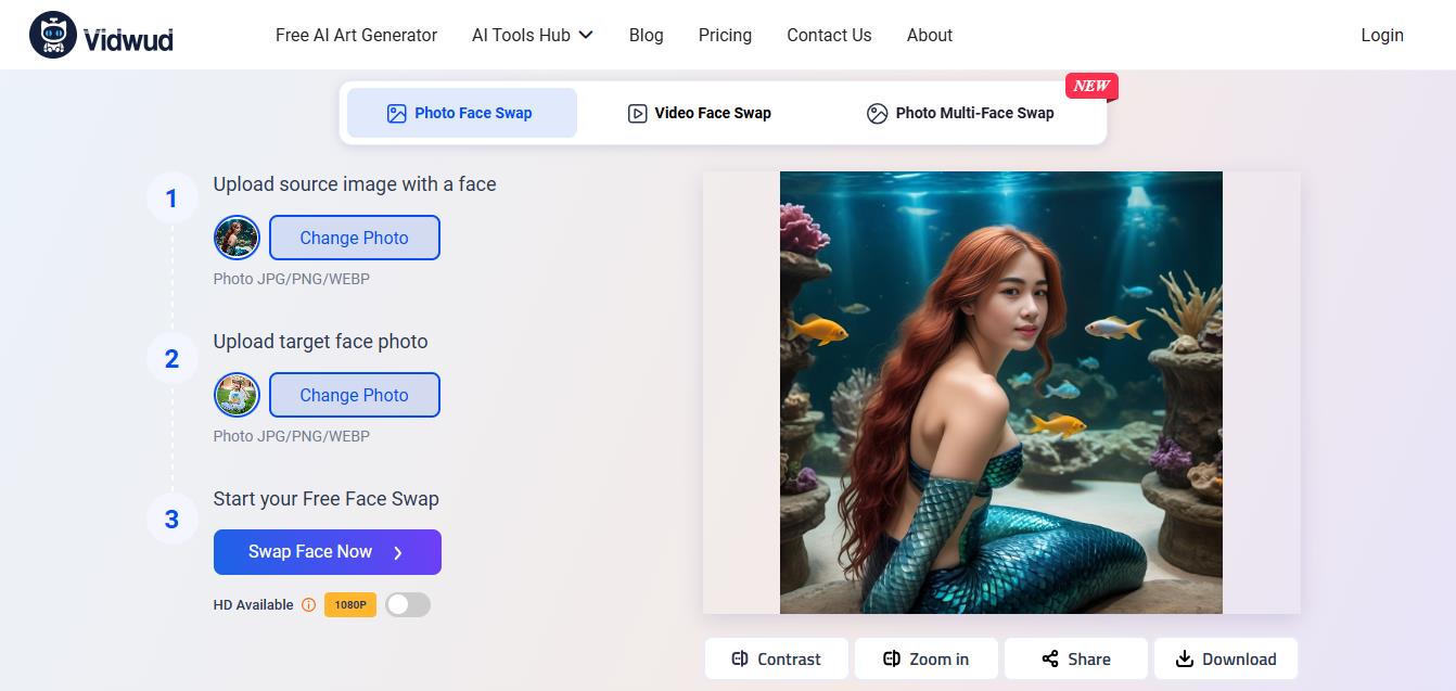 Get AI Mermaid Picture Result