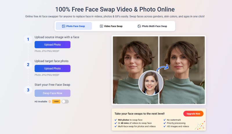 Midjourney Face Swap Alternative - Vidwud
