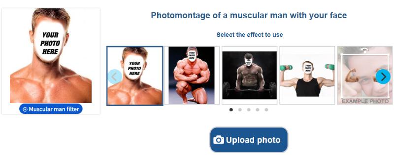 PhotoFunny Muscular Body Generator