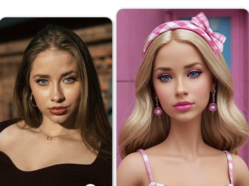 Realistic Doll Face Swap