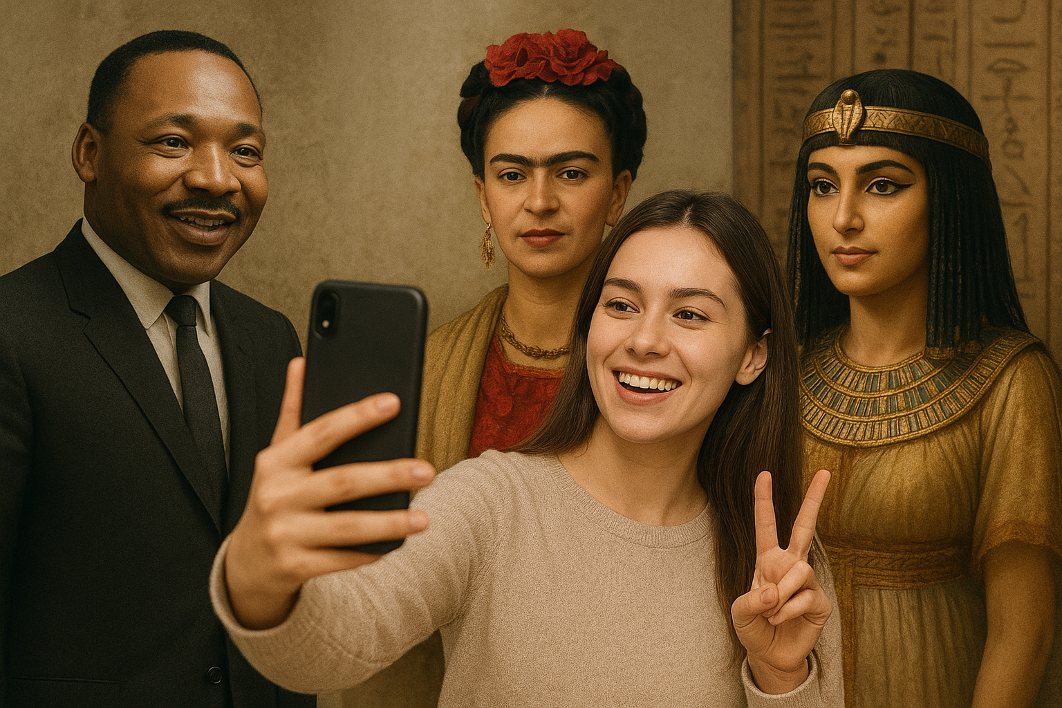 Selfie with Historical Figures