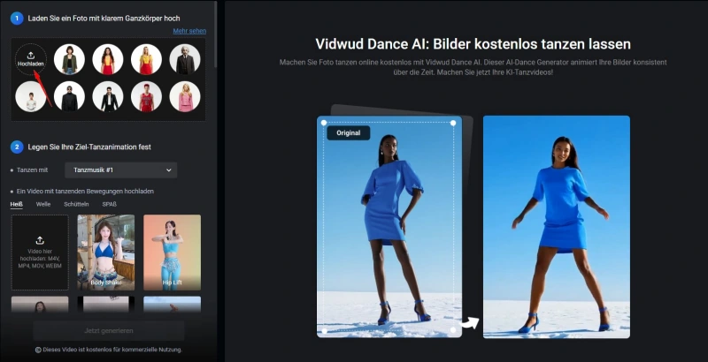 Bilder animieren  kostenlos online