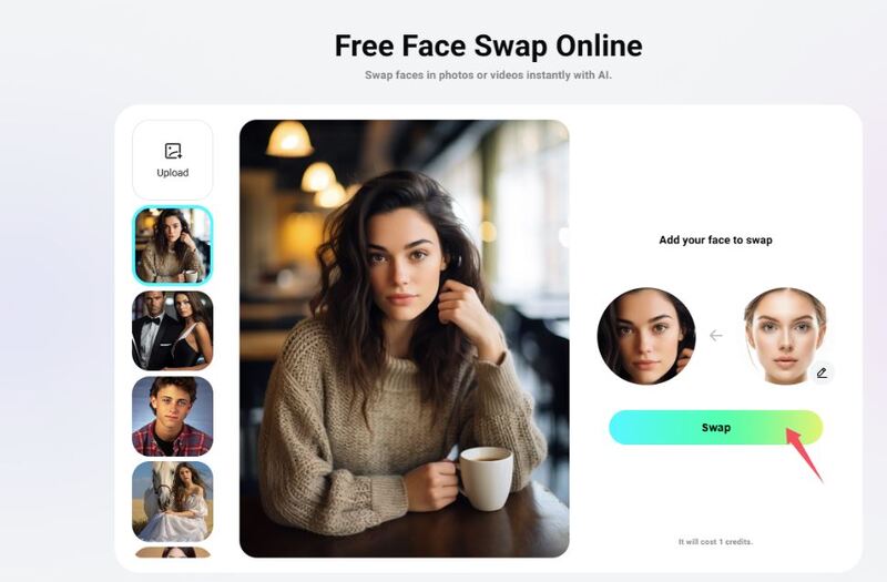 How to Use Artguru Face Swap - Step 3