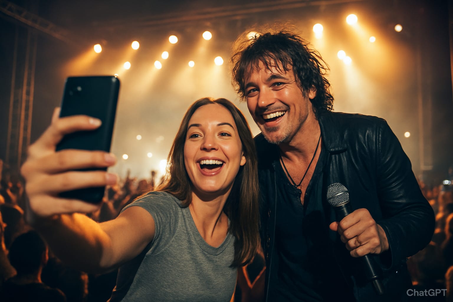 Selfie with a Music Star