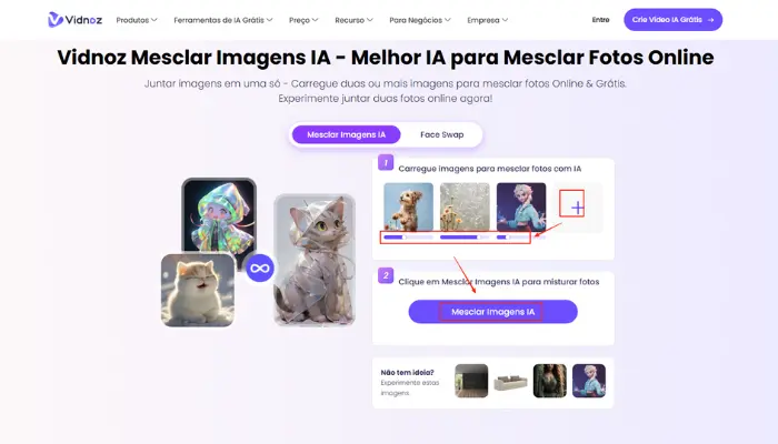 como juntar foto com ia