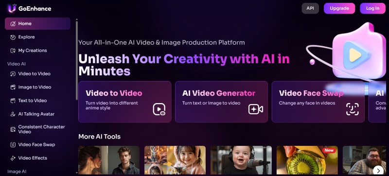 Different Features of the GoEnhance Tool