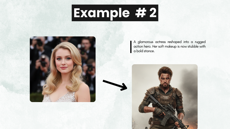 Example 2 of Female to Male