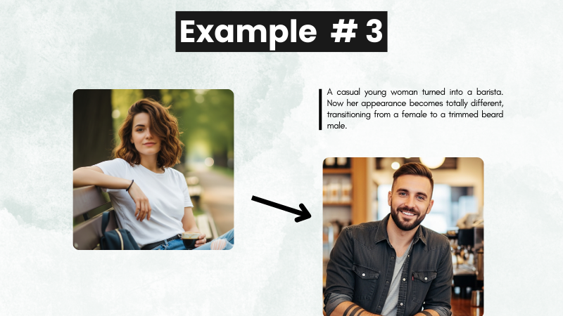 Example 3 of Female to Male