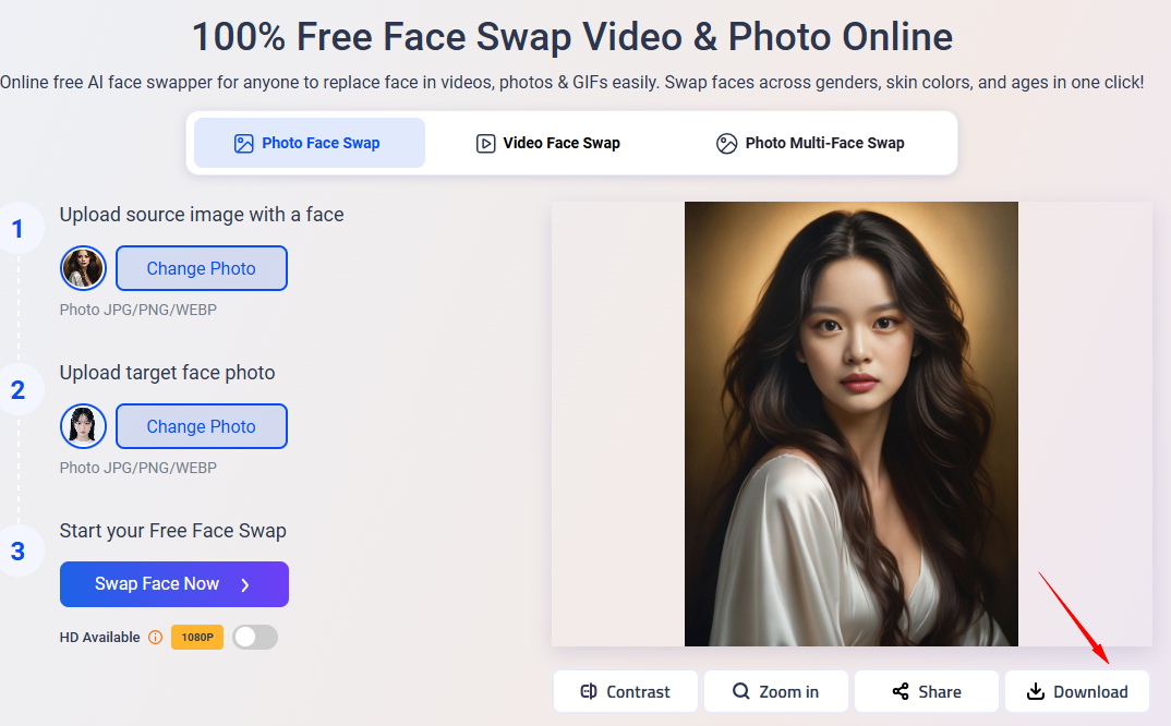 How Can I Look Like Korean Vidwud AI Face Swapper Download