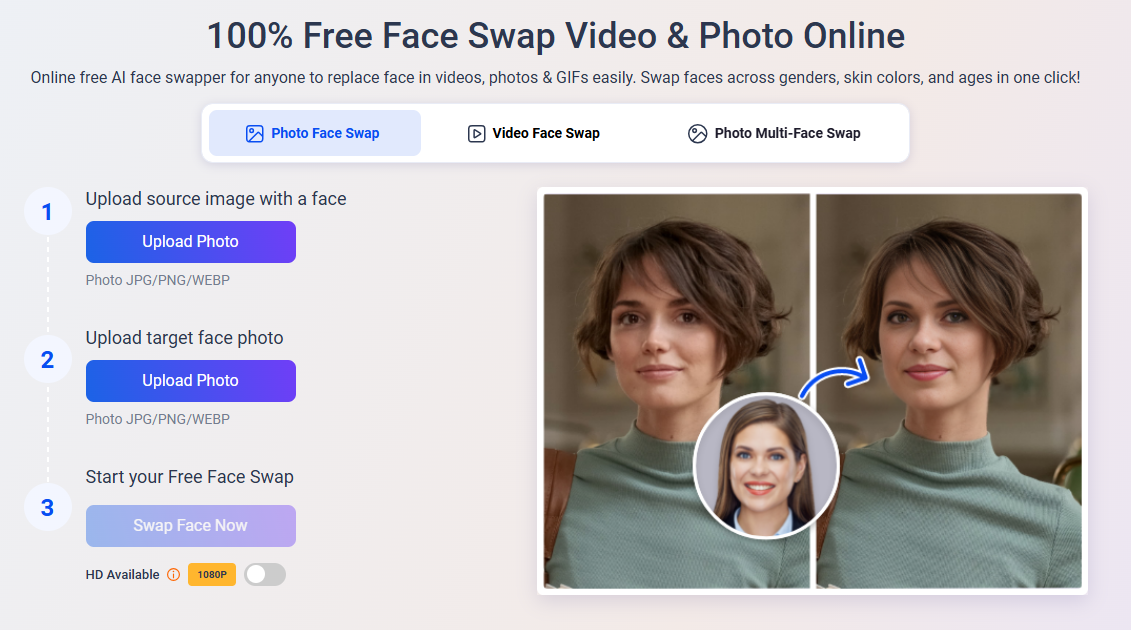 How to Look Like Korean Using AI Face Swap Online