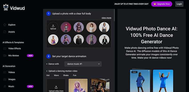 AI Bikini Dance Vidwud Photo Dance