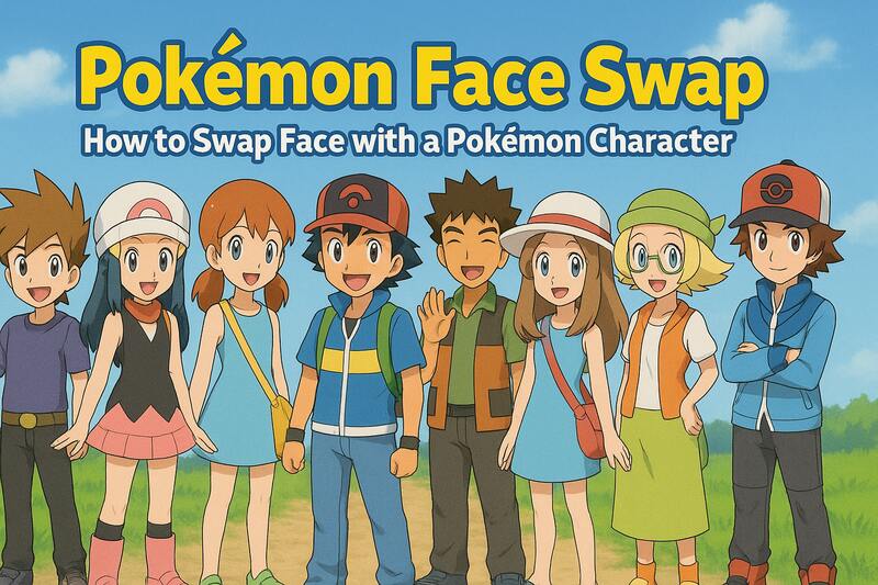 Pokemon Face Swap | How to Swap Face with a Pokemon Character