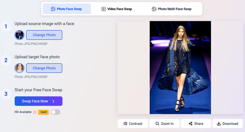 How Do I Look Like A Model Swap Face Result