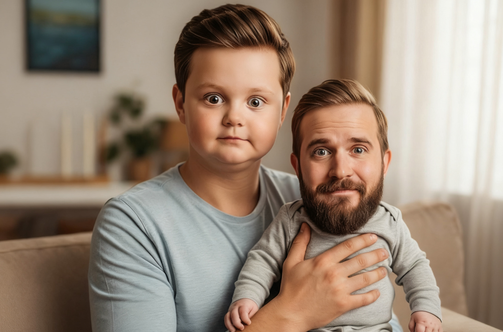 Father Son Face Swap Example