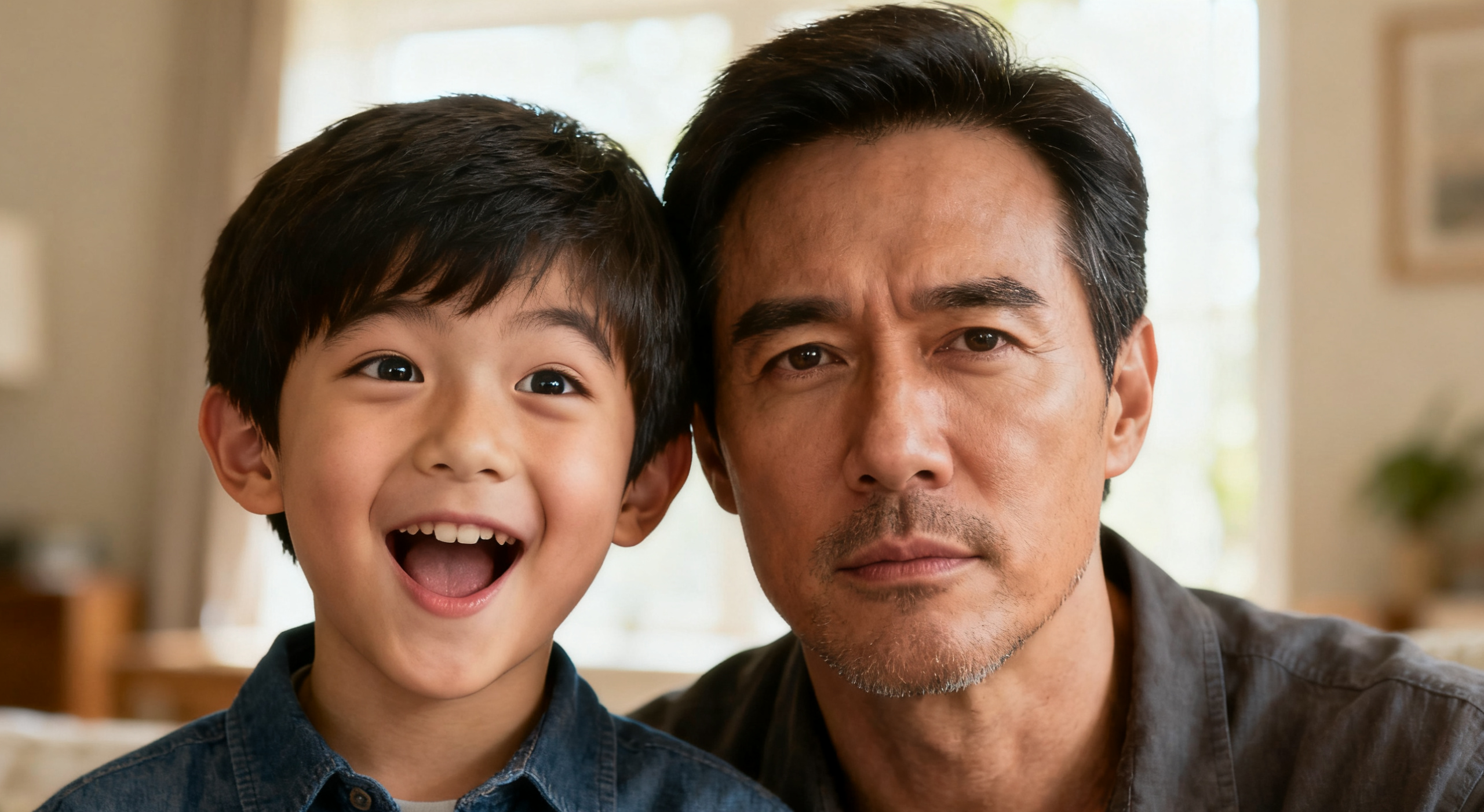 Popular Trend of Father and Son Face Swap