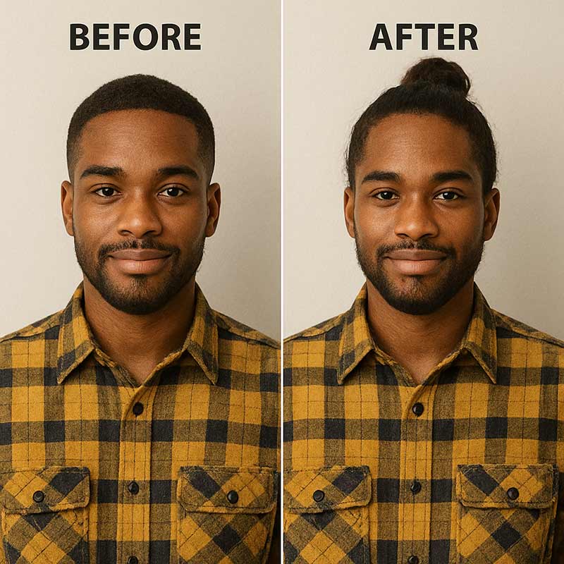 Long Hair Filter Example 2