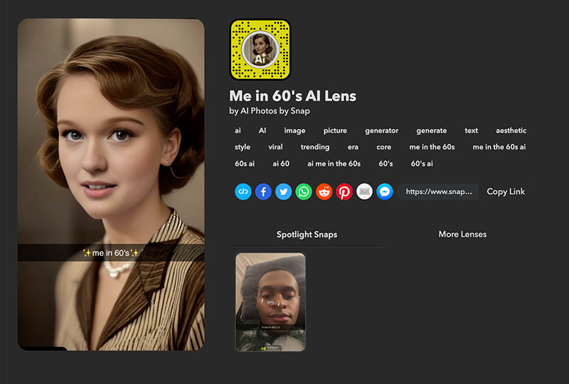Snapchat Height Filter 60s