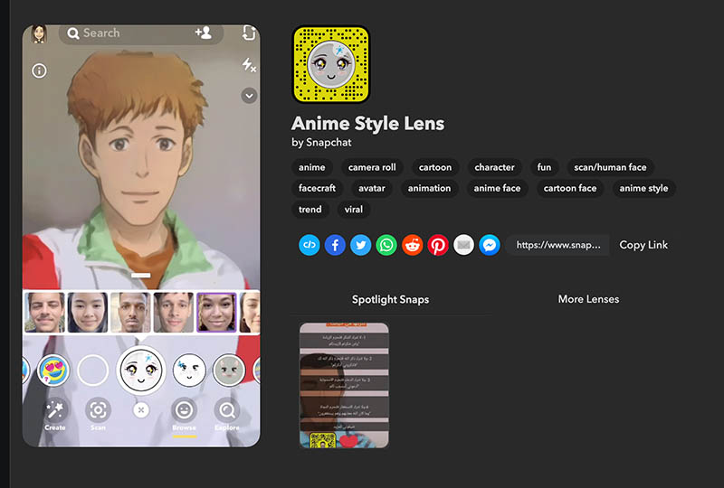 Snapchat Height Filter Anime
