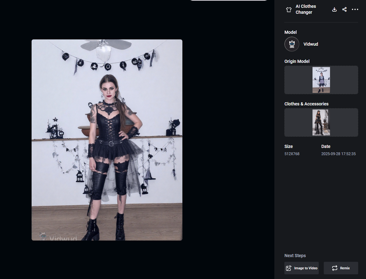 Check Share and Download Your Gothic Costume Filter Photo