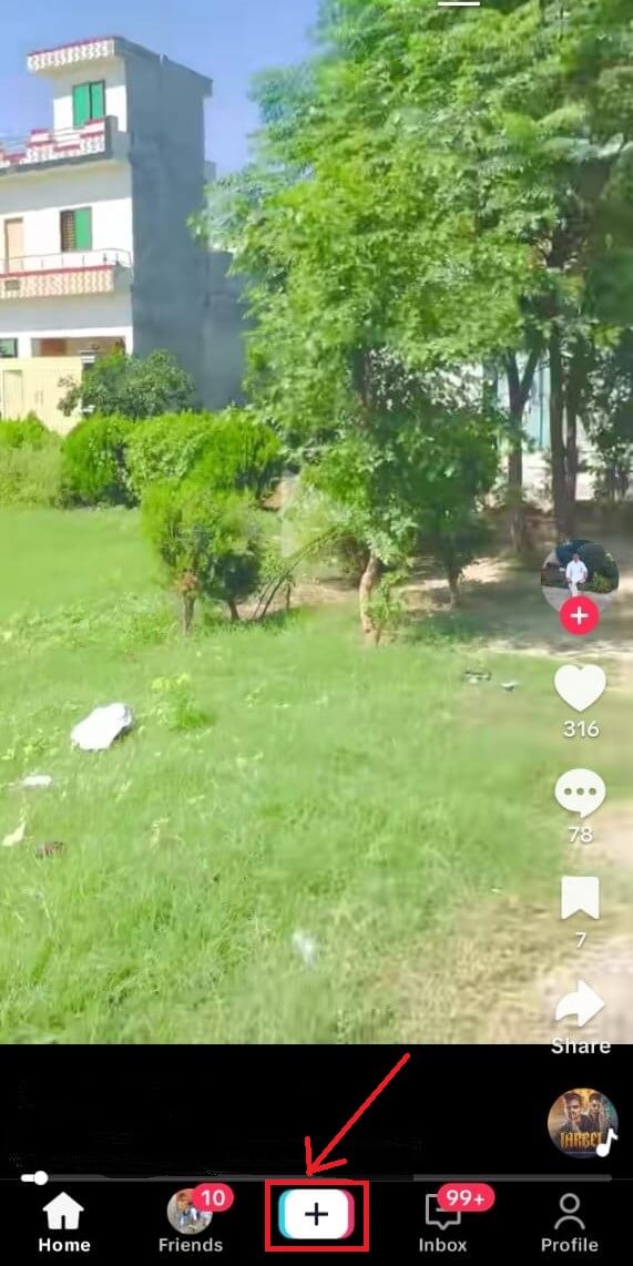 Click on TikTok Plus Button