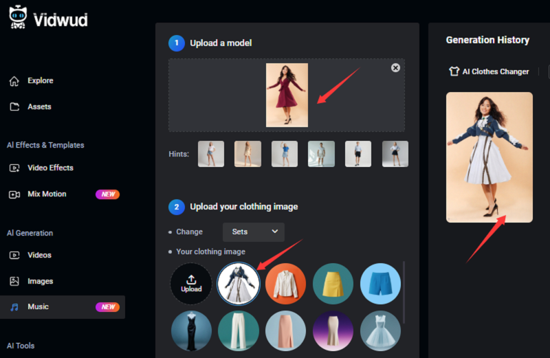 Cosplay Face Swap Vidwud Clothes Upload