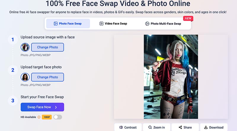Cosplay Face Swap Vidwud Photo
