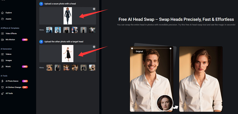 Cosplay Face Swap Vidwud Upload