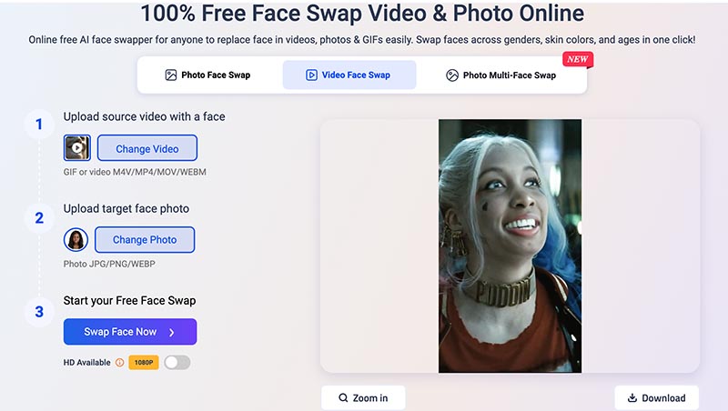 Cosplay Face Swap Vidwud Video Swap