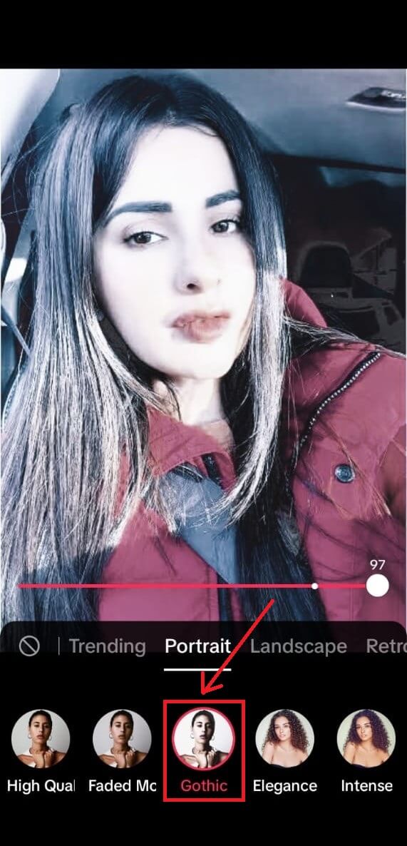 Find and Select Gothic Filter