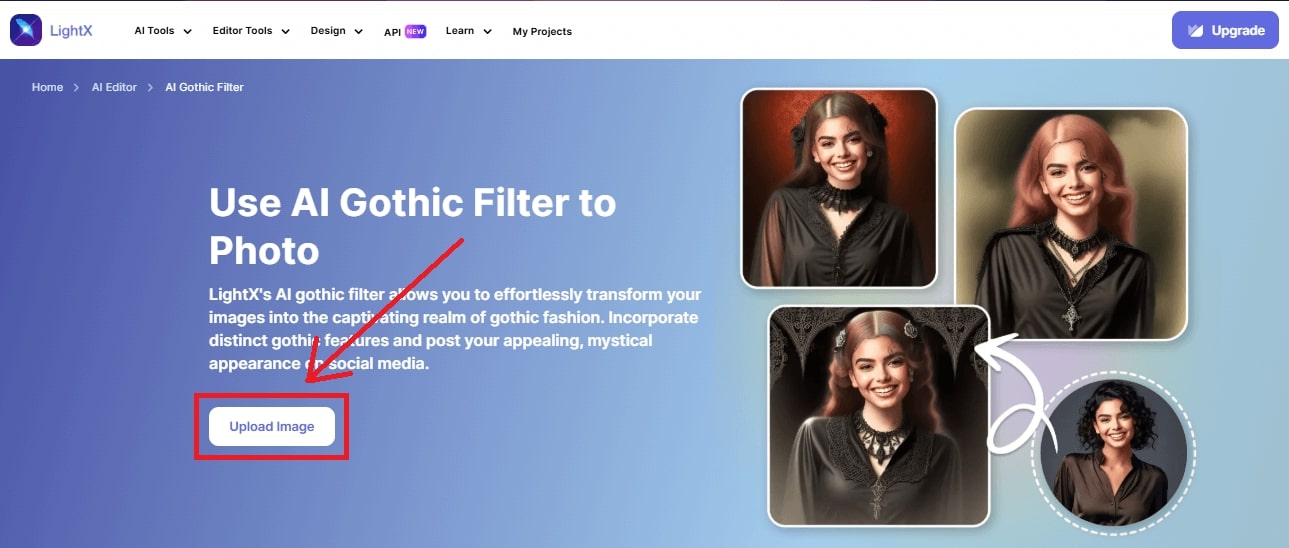 Upload Your Image on LightX