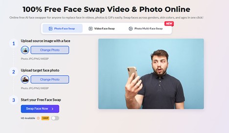 Click Swap Face Now