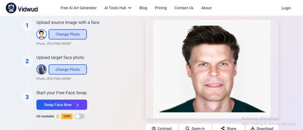 Generate and customize your Thanos face swap